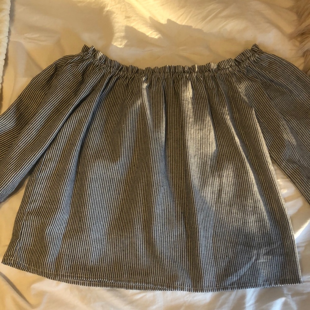 brandy off the shoulder top